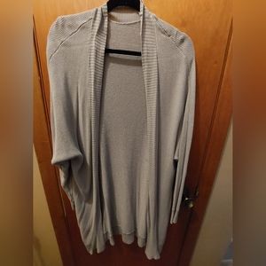 Women's gray cardigan